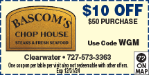 Special Coupon Offer for Bascom&#39;s Chop House